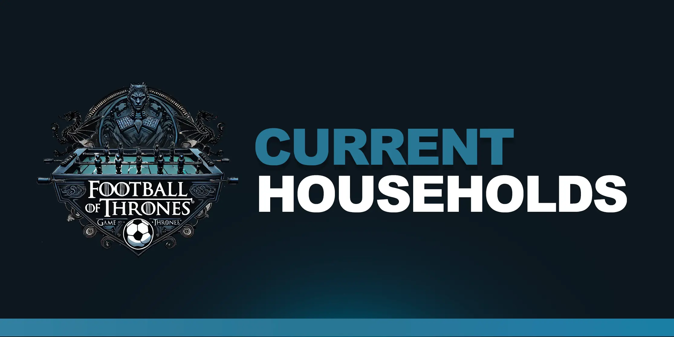 Banner Football of Thrones households